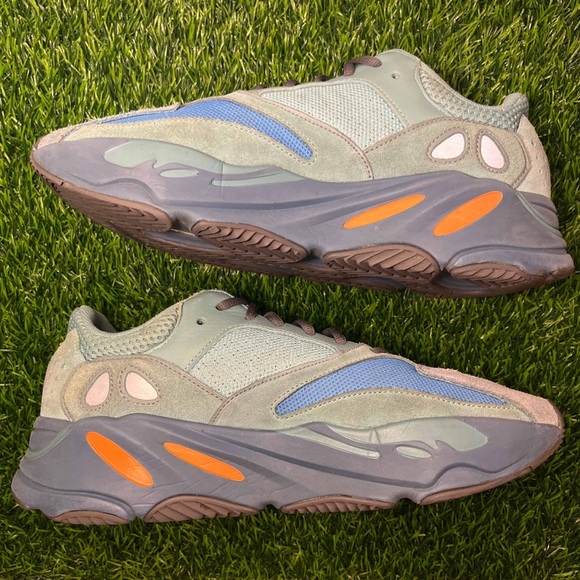 adidas gazelle silver green womens Adidas Yeezy Boost 700 Faded Azure